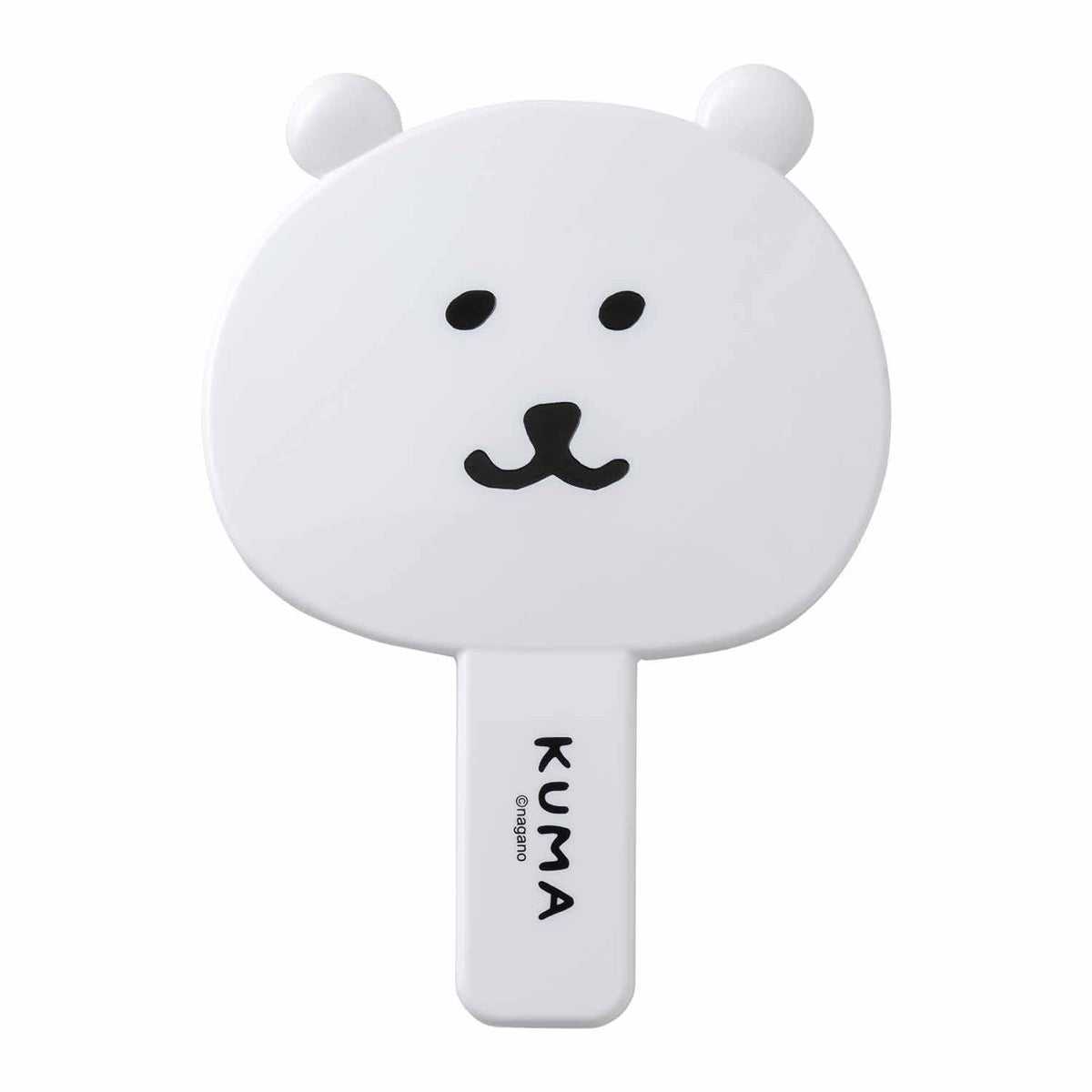 長野市場剪切手工磨坊主（kuma） ナガノマーケット ダイカットハンドミラー（くま）