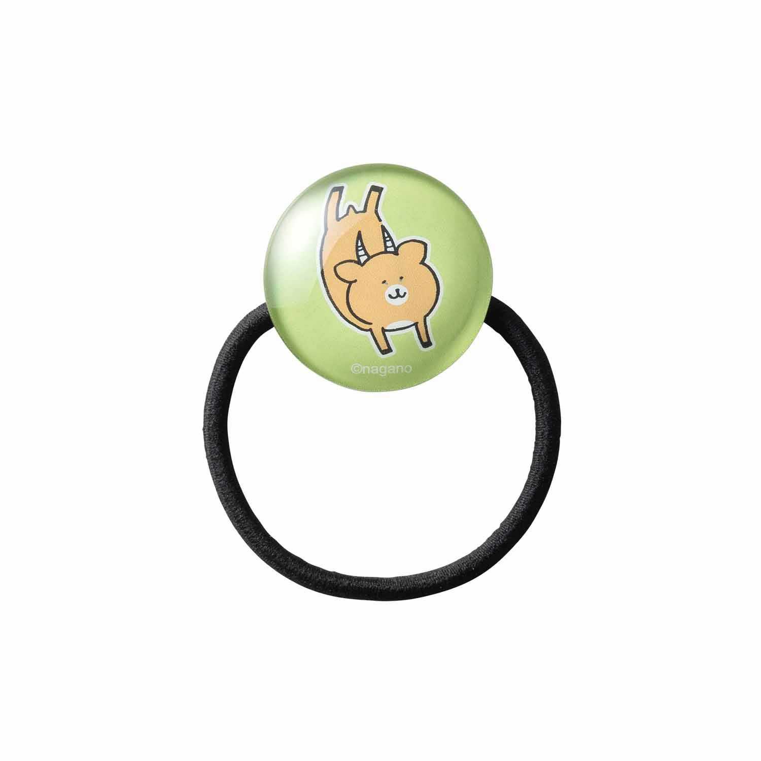 長野市場玻璃發彈性（早期黑斑羚） ナガノマーケット ガラスヘアゴム（早インパラ）