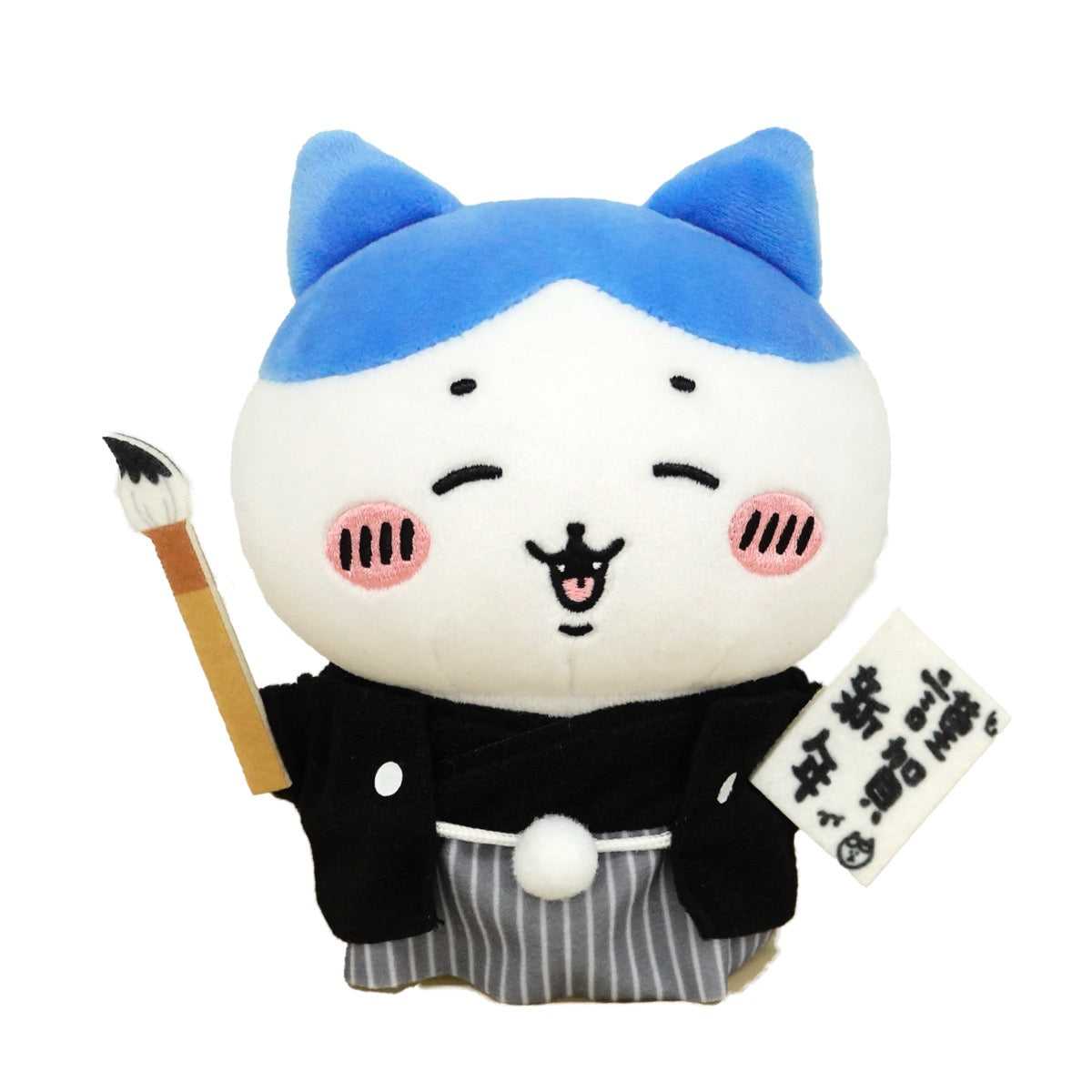 長野角色帕塔瑪（Pattama）玩偶（小八貓·新年） ナガノキャラクターズ ぽてたまぬいぐるみ（ハチワレ・正月）