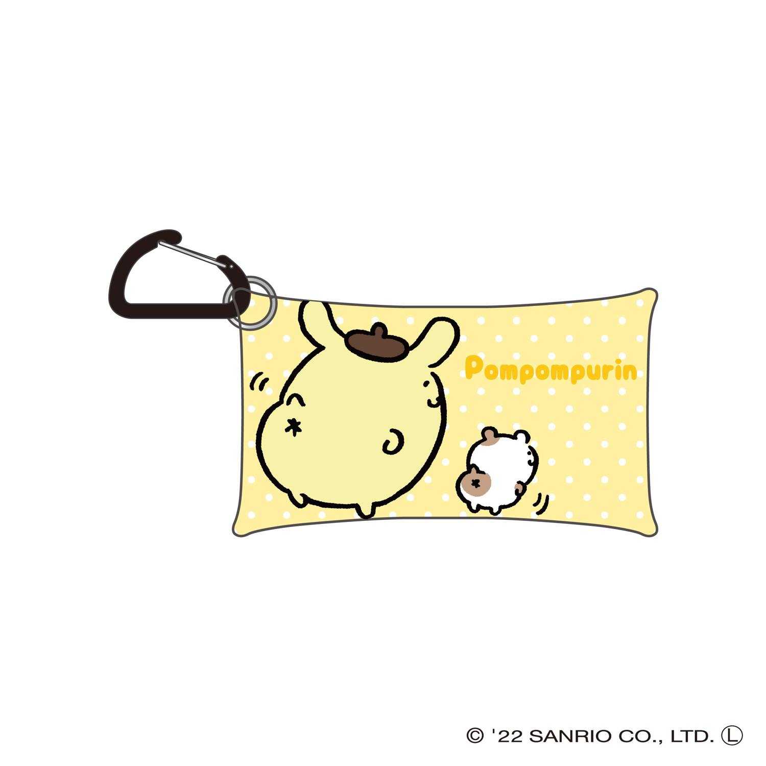 長野 x 三麗鷗角色 清除多病例S（龐培蛋白） ナガノ×サンリオキャラクターズ クリアマルチケースS（ポムポムプリン）