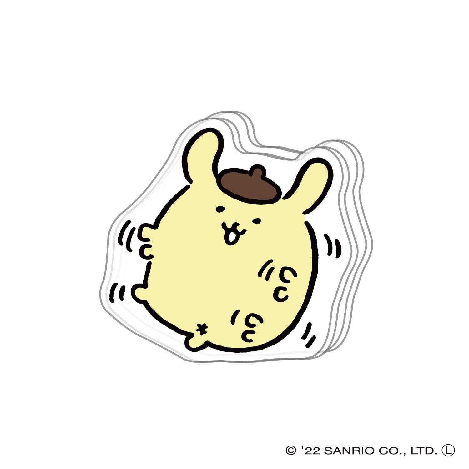 長野 x 三麗鷗角色 丙烯酸夾（支持解蛋白） ナガノ×サンリオキャラクターズ アクリルクリップ（ポムポムプリン）