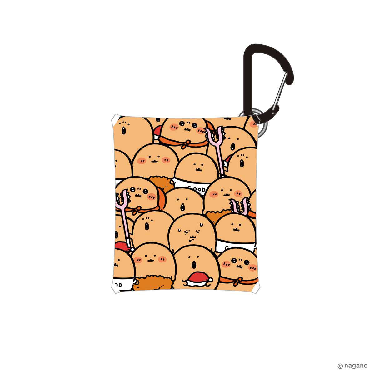 長野朋友清除多案例SS（鼴鼠炸丸子） ナガノフレンズ クリアマルチケースSS（もぐらコロッケ）