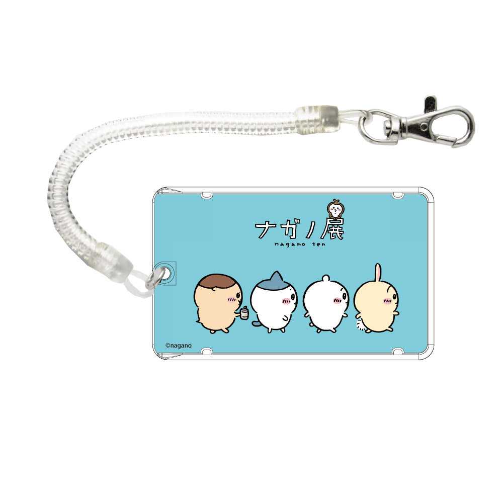 Nagano朋友IC CARD CASE（ROW -ORETATION BL） ナガノフレンズ ICカードケース（整列BL）