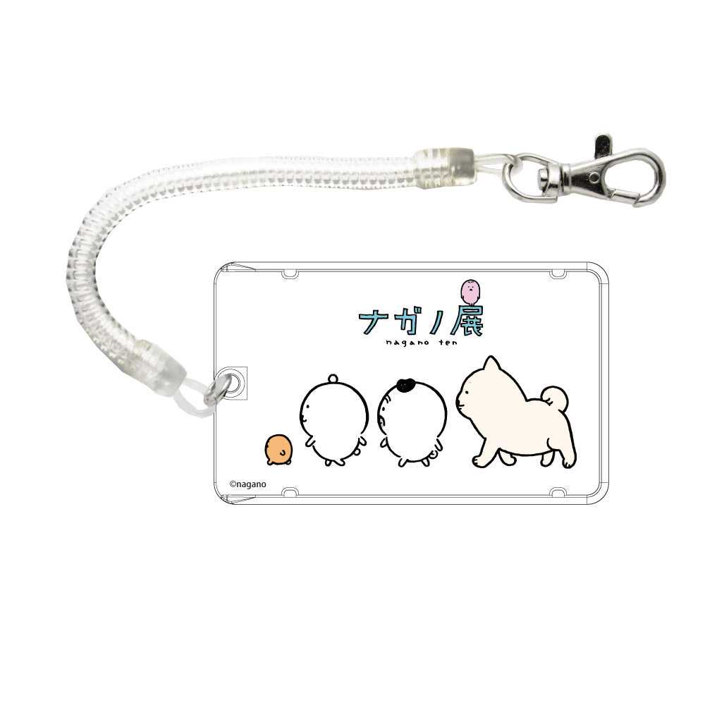 Nagano朋友IC CARD CASE（備註WH） ナガノフレンズ ICカードケース（整列WH）