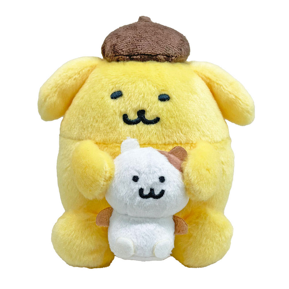 長野 x 三麗鷗角色 一對玩偶（蓬鬆蛋白） ナガノ×サンリオキャラクターズ ペアぬいぐるみ（ポムポムプリン）
