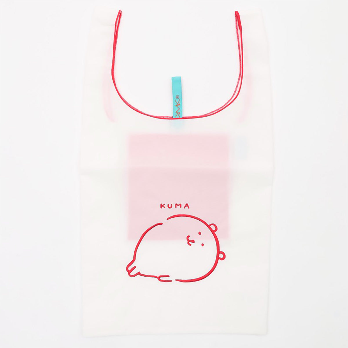 長野角色刺繡生態包庫瑪·白色 ナガノキャラクターズ 刺繍エコバッグ KUMA ホワイト