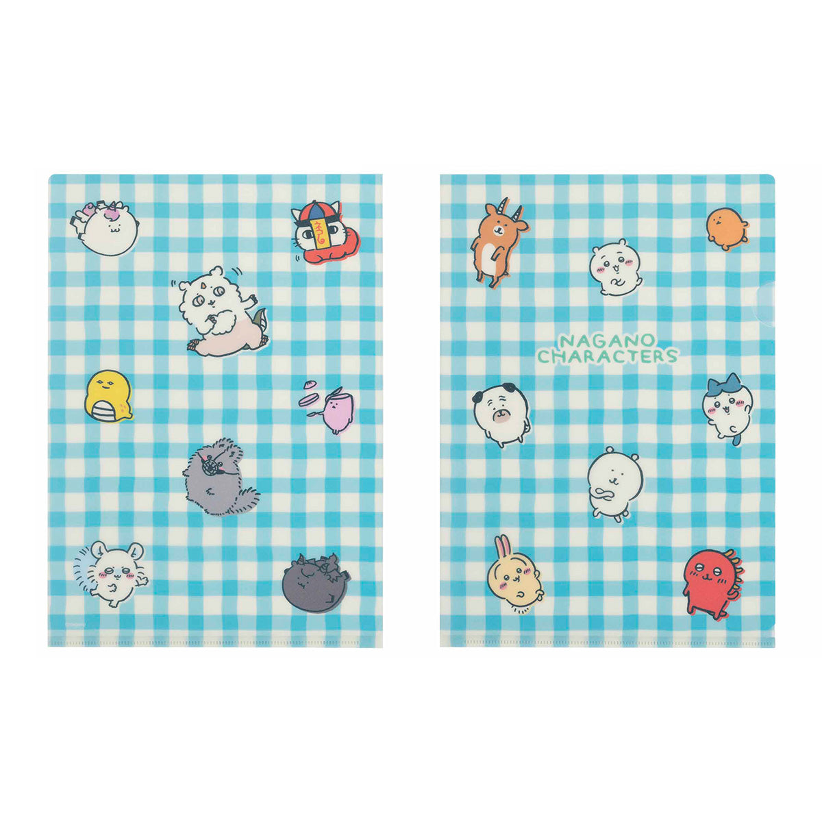 長野字符清除文件（藍色） ナガノキャラクターズ クリアファイル（ブルー）