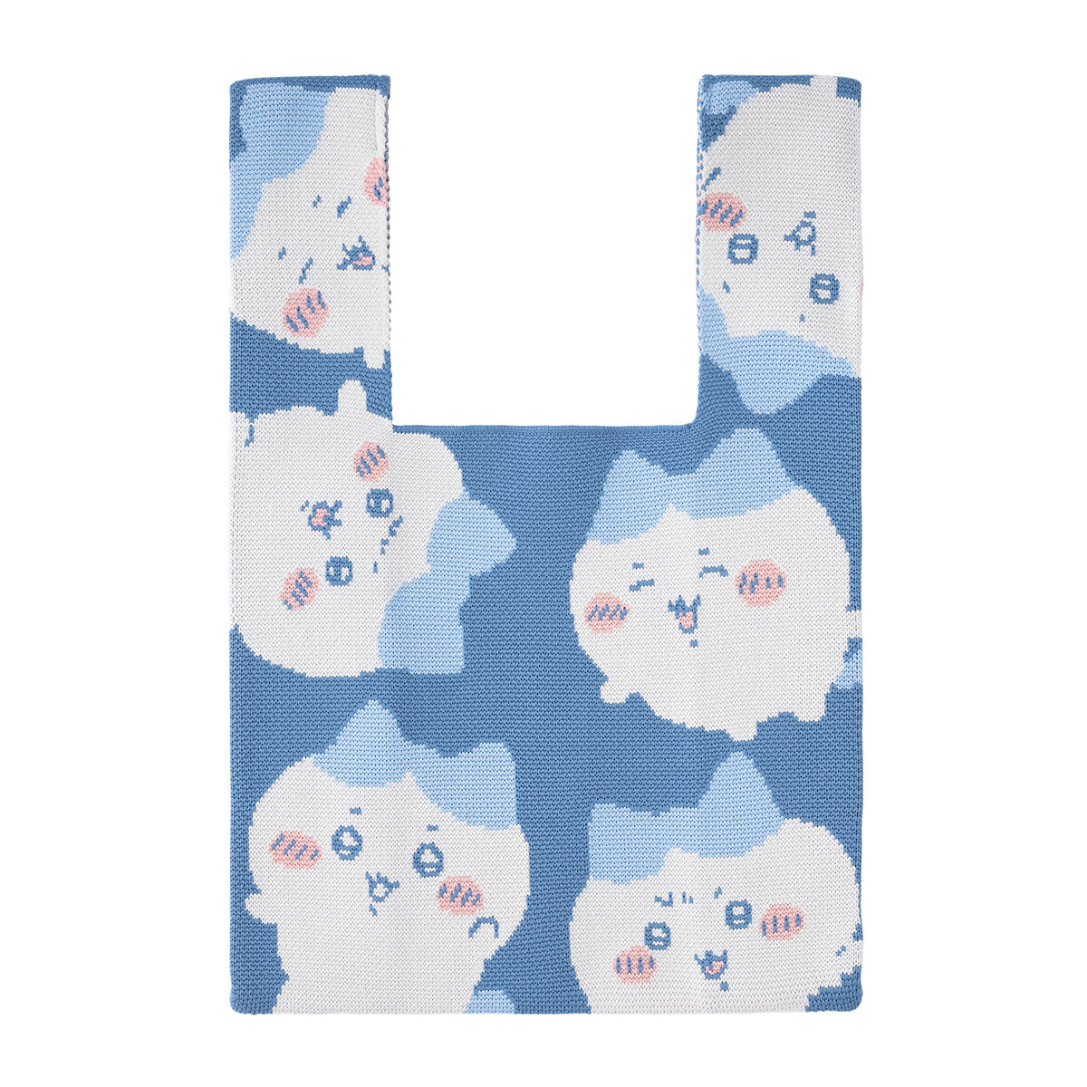 長野角色編織包（小八貓） ナガノキャラクターズ ニットバッグ（ハチワレ）