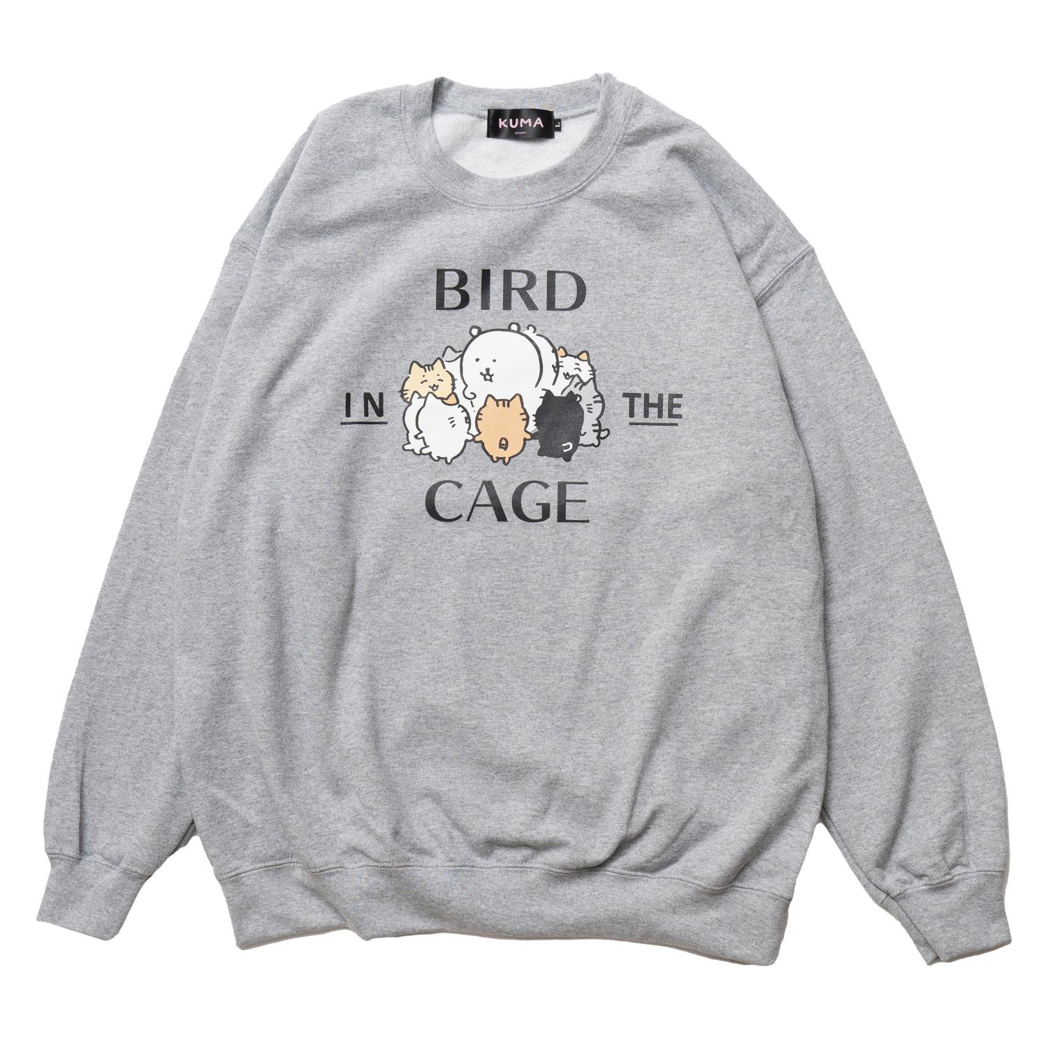 長野熊 船員汗水kagomekagome hoshoma灰色 ナガノのくま CREWスウェット かごめかごめ 杢グレー