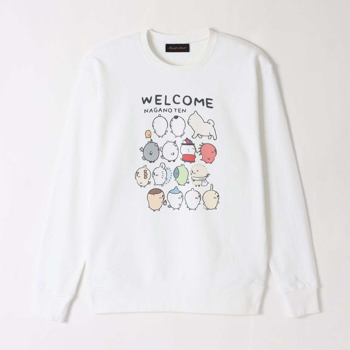 長野朋友汗水有用的婚姻 ナガノフレンズ スウェット裏毛 行進 ホワイト