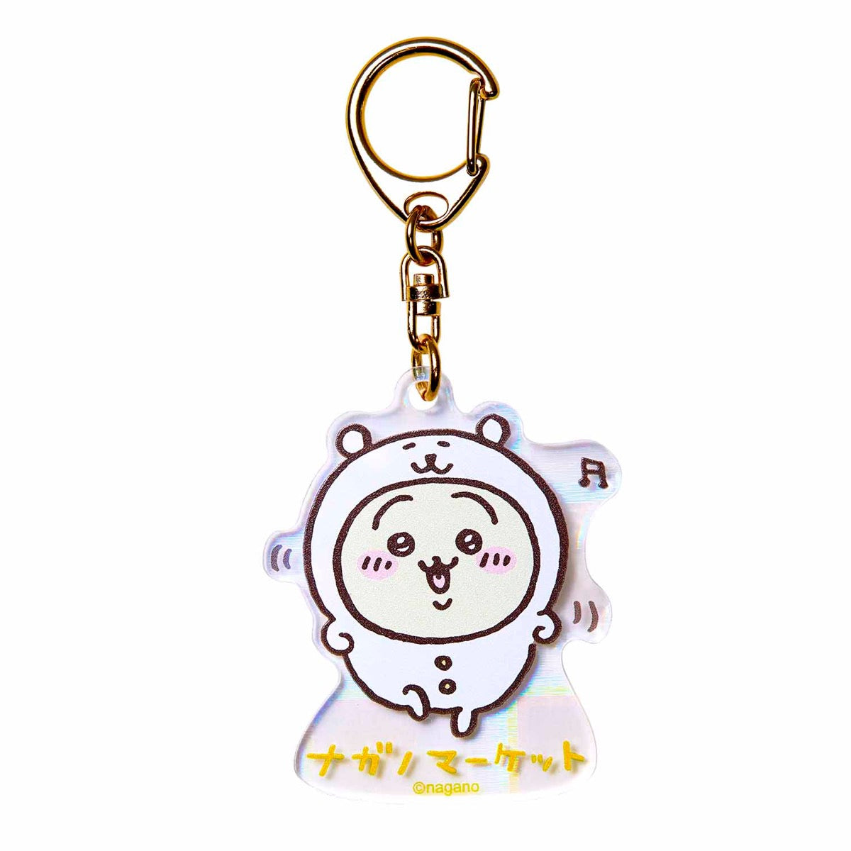 長野市場全息圖丙烯酸鑰匙圈（兔兔） ナガノマーケット ホログラムアクリルキーホルダー（うさぎ）