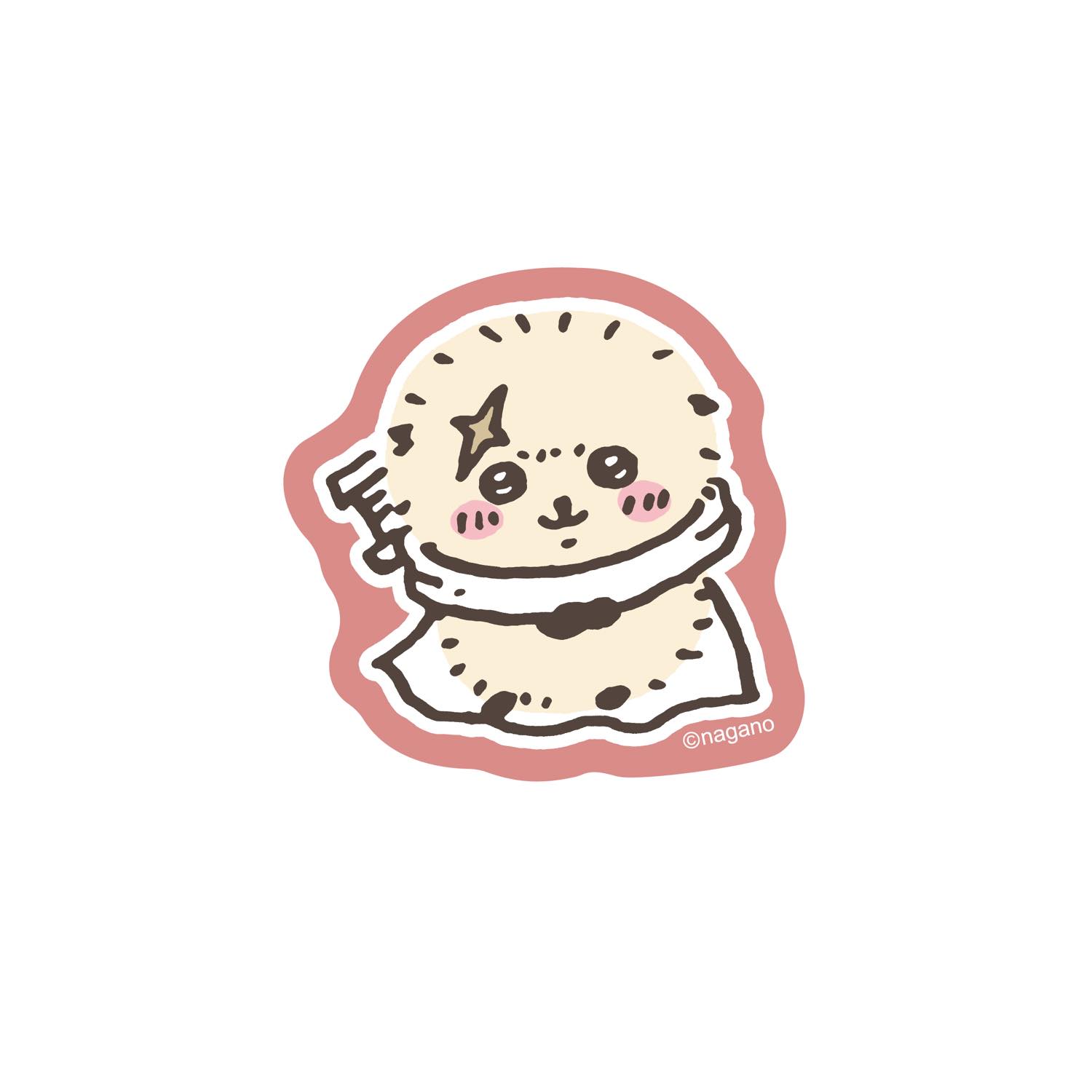 可以粘貼在長野字符智能手機上的大小貼紙 （海獺） ナガノキャラクターズ スマホに貼れるサイズのステッカー （ラッコ）