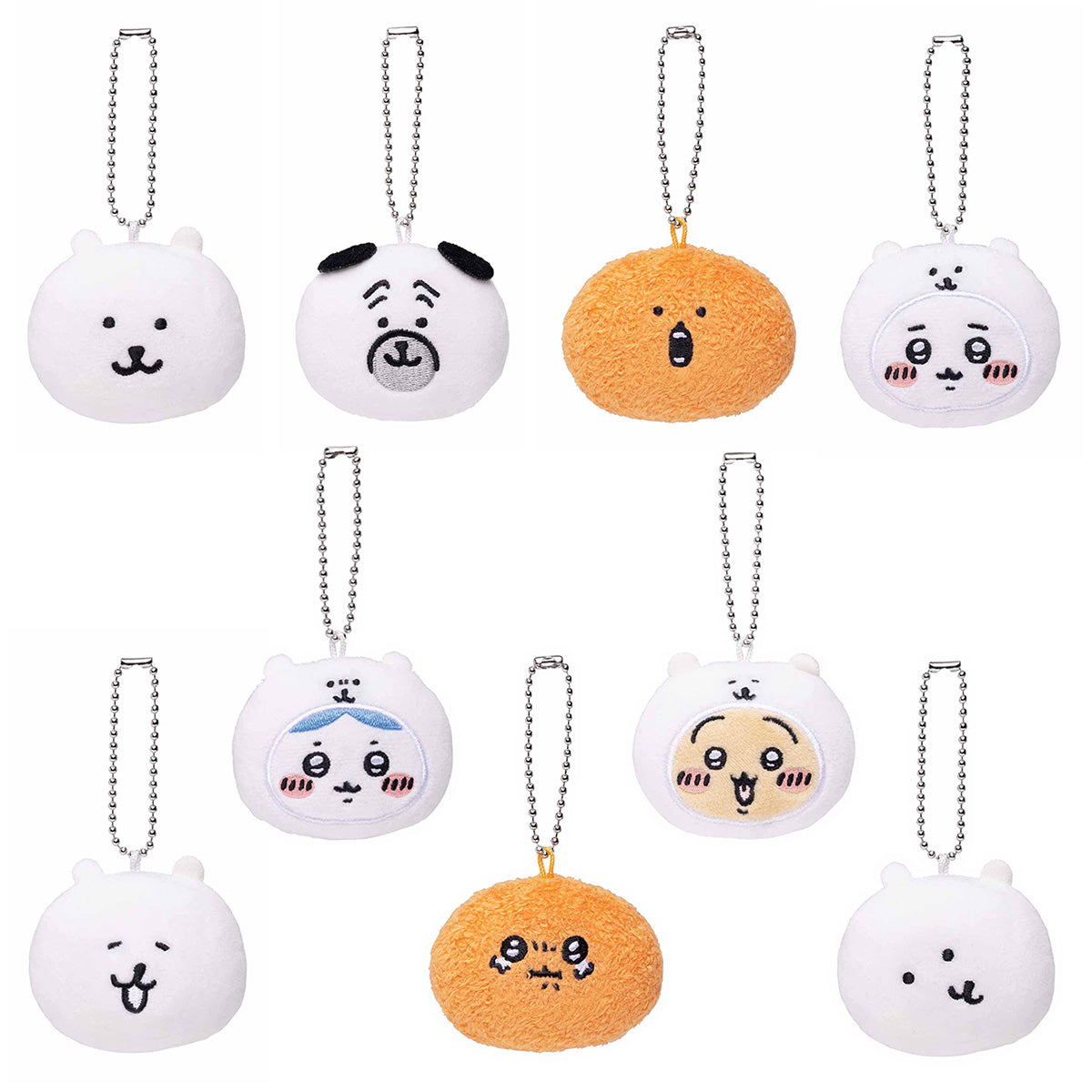 長野市場Suzu Okao吊飾（總共9種類型） ナガノマーケット 鈴入りおかおマスコット（全9種）