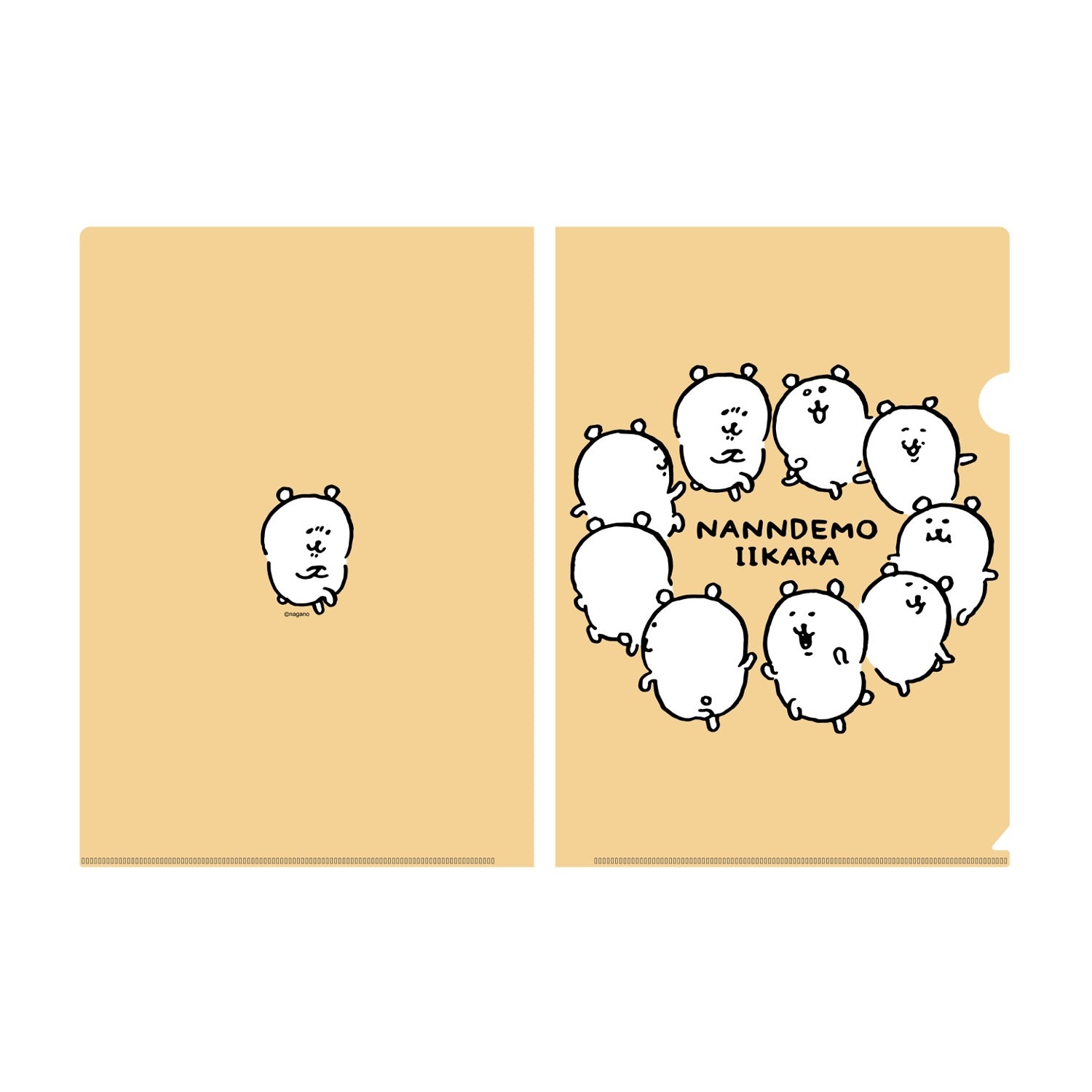 長野熊 清除文件（因為很好） ナガノのくま クリアファイル（いいから）