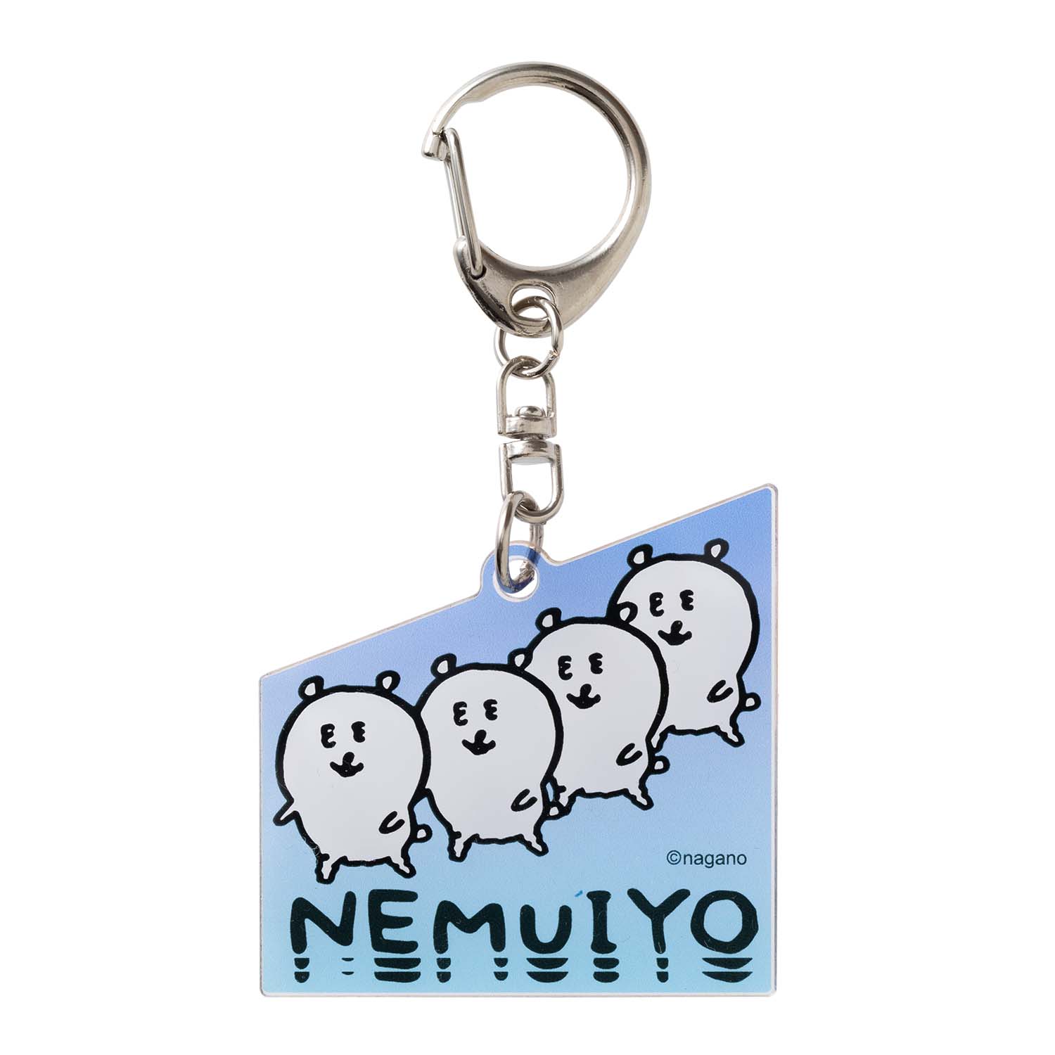 長野熊 丙烯酸纖維鑰匙圈（nemuiyo） ナガノのくま アクリルキーホルダー（NEMUIYO）