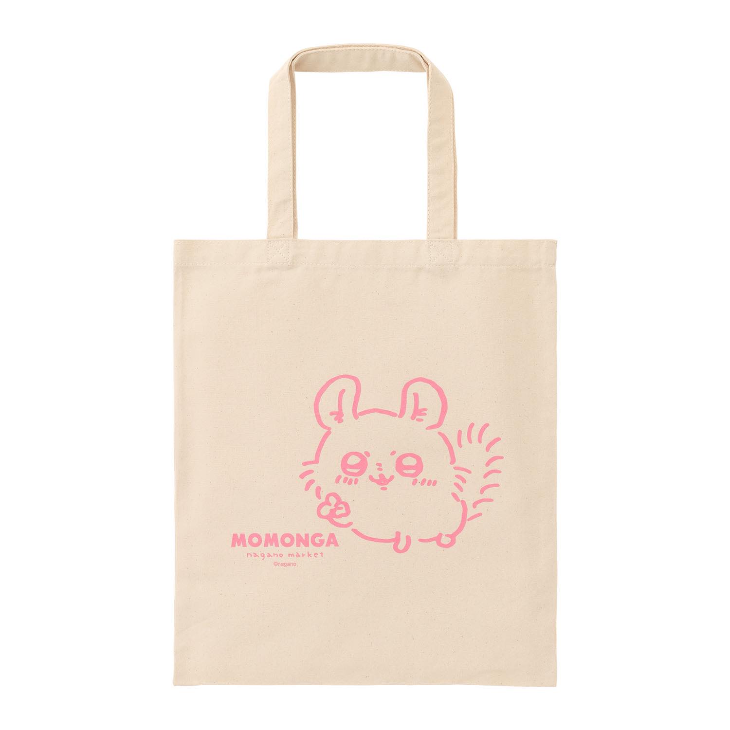 長野市場一個顏色扁平手提袋（莫莫加） ナガノマーケット ワンカラーフラットトート（モモンガ）