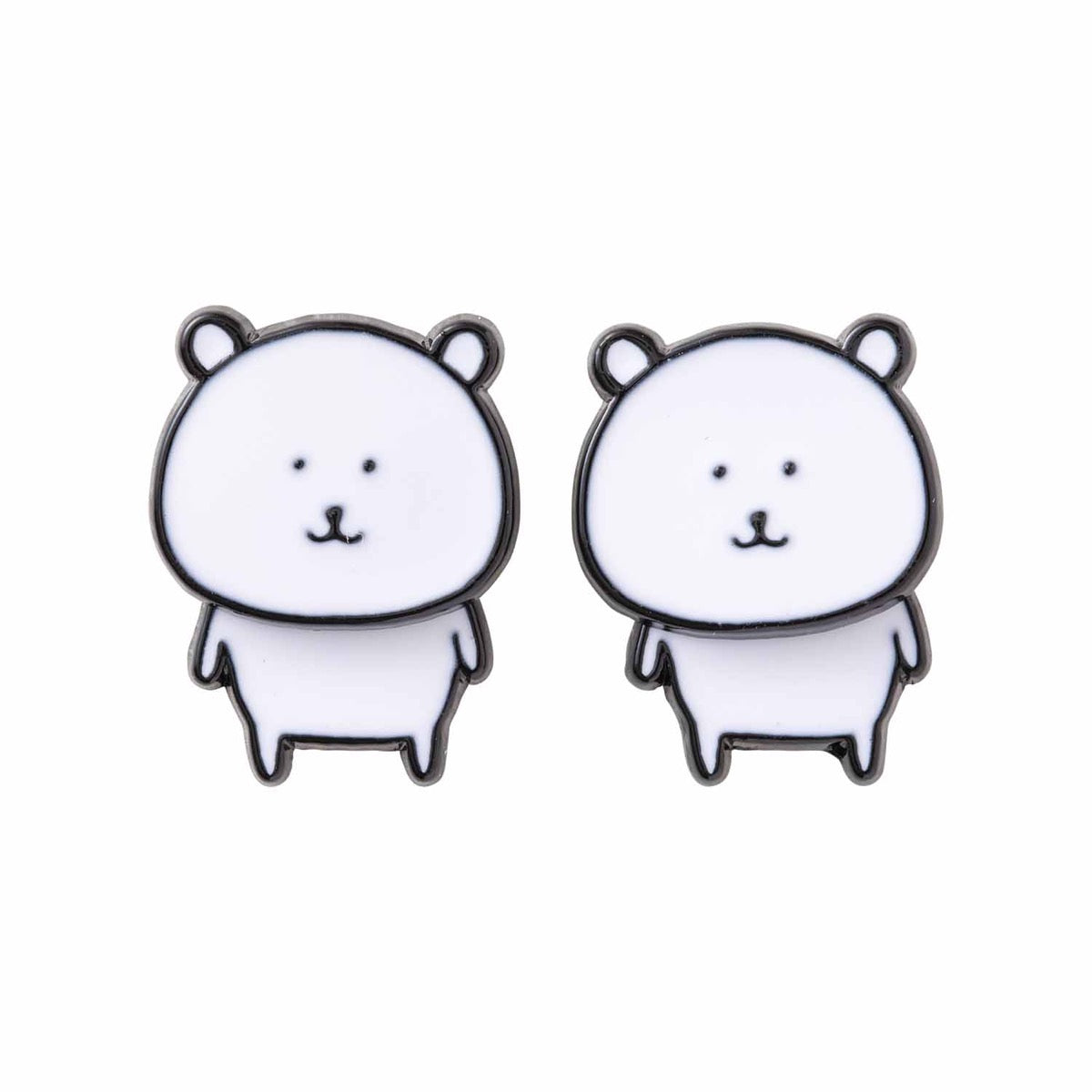 長野市場Yurayura耳環（Kuma） ナガノマーケット ゆらゆらピアス（くま）