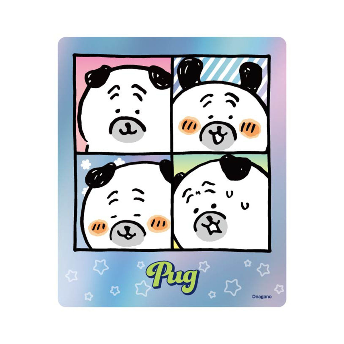 長野角色棱鏡旅行貼紙② ナガノキャラクターズ プリズムトラベルステッカー②パグ