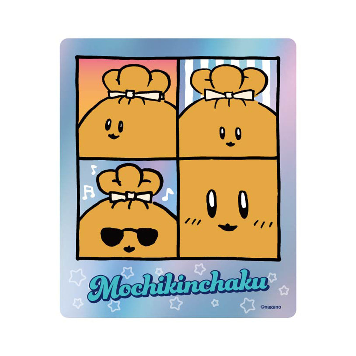 長野角色Prism Travel Sticker⑥Mochikincha ナガノキャラクターズ プリズムトラベルステッカー⑥もちきんちゃく