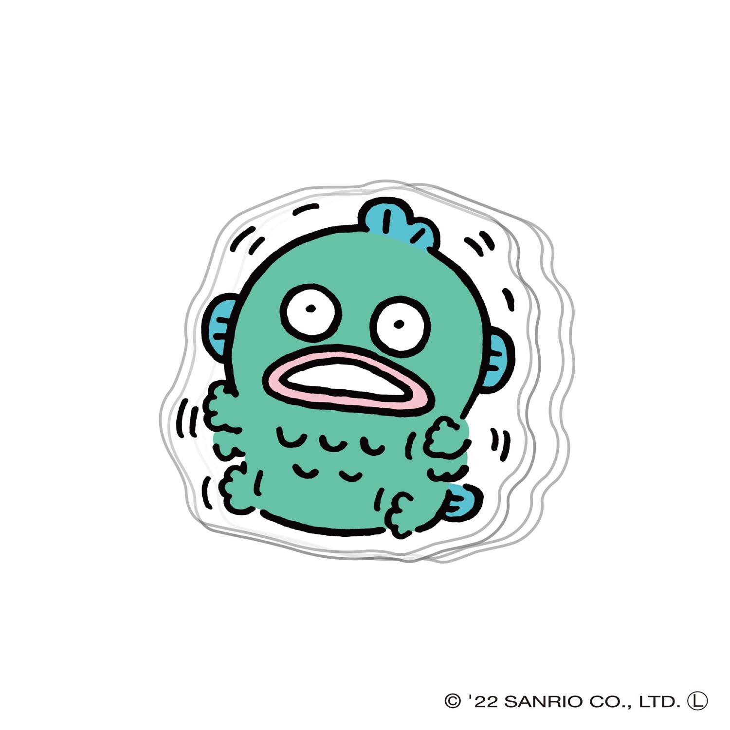 長野 x 三麗鷗角色 丙烯酸夾（Hangyodon） ナガノ×サンリオキャラクターズ アクリルクリップ（ハンギョドン）