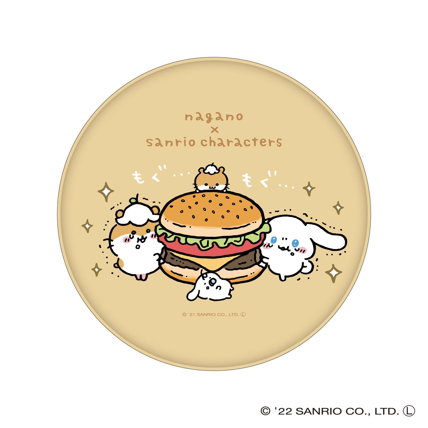 長野 x 三麗鷗角色 三聚氰胺板是 ナガノ×サンリオキャラクターズ メラミンプレート BE