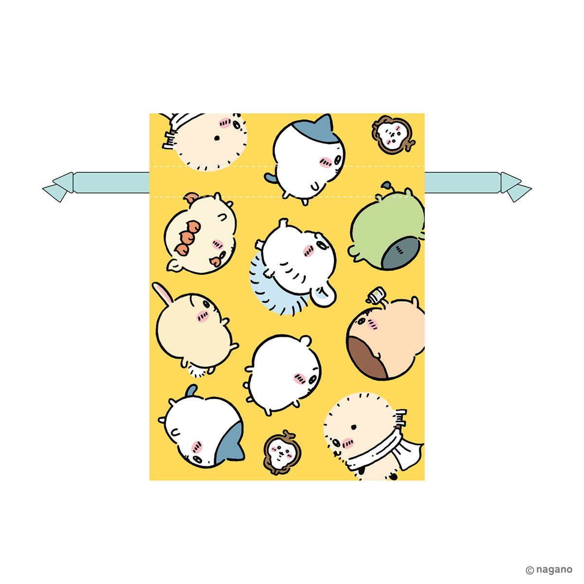 長野朋友豆板（吉伊卡哇） ナガノフレンズ 豆巾着（ちいかわ）