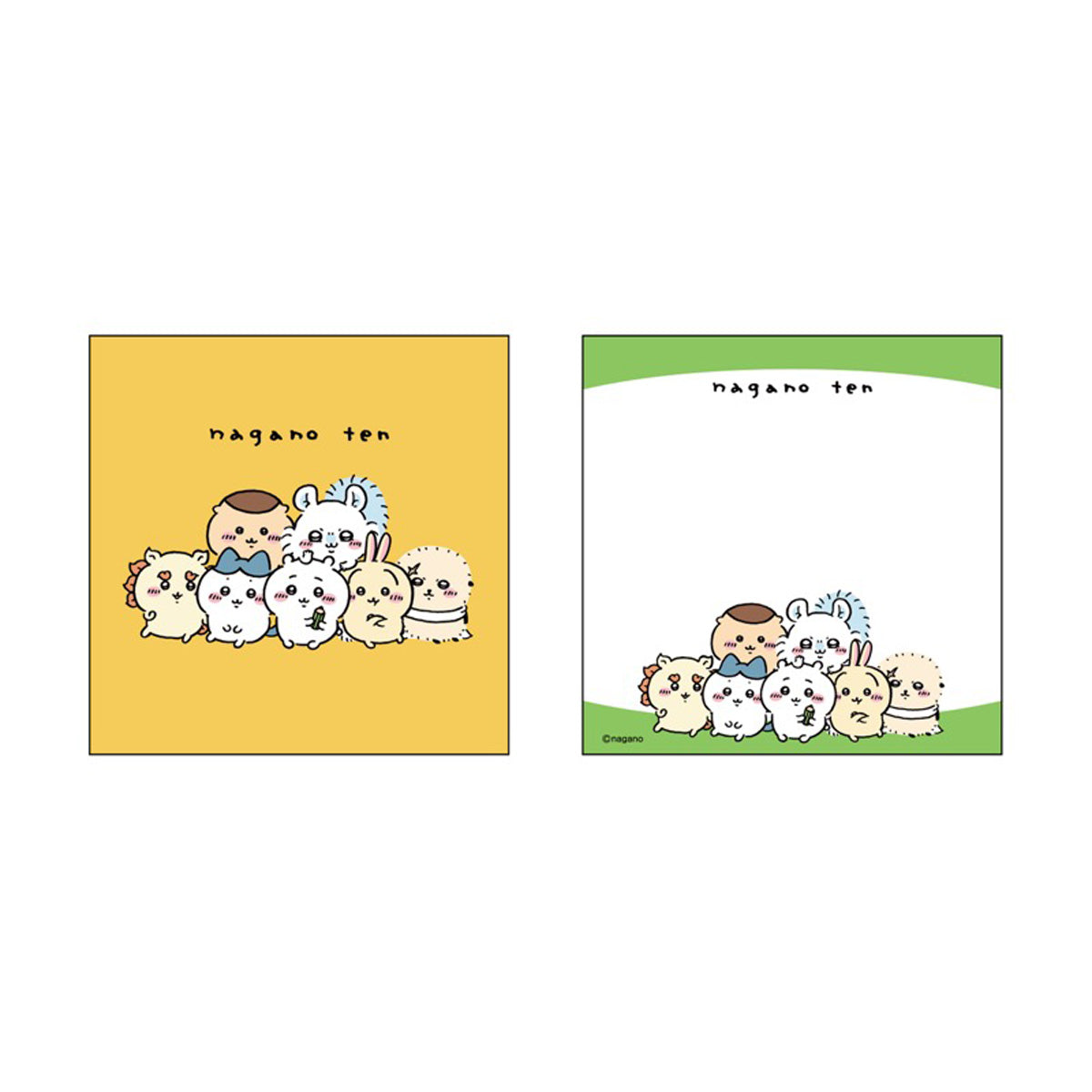 長野角色 長野展覽 備忘錄（吉伊卡哇） ナガノキャラクターズ ナガノ展 メモパッド（ちいかわたち）