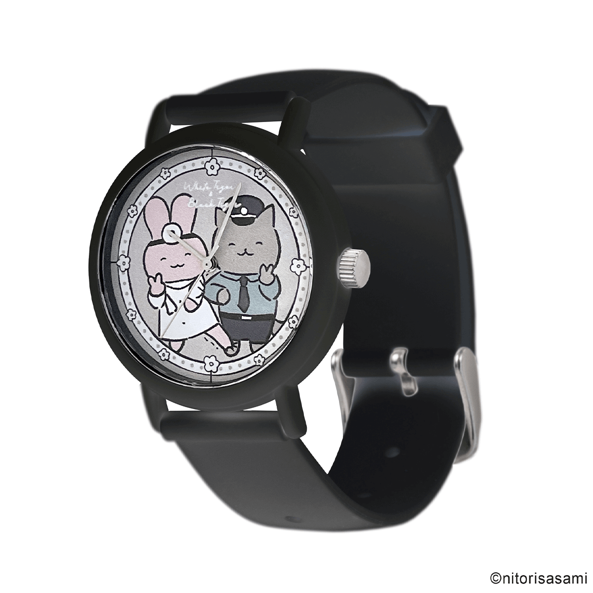 小白虎與黑虎蝦 香水手錶kaoru（好朋友） ホワイトタイガーとブラックタイガー フレグランスウォッチKAORU（なかよし）