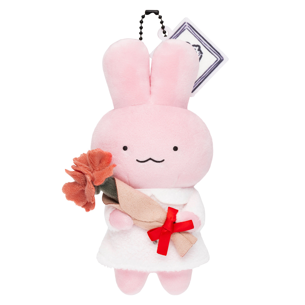 小白虎與黑虎蝦 母親節兔兔醫生掛件 ホワイトタイガーとブラックタイガー 母の日 うさぎ先生マスコット