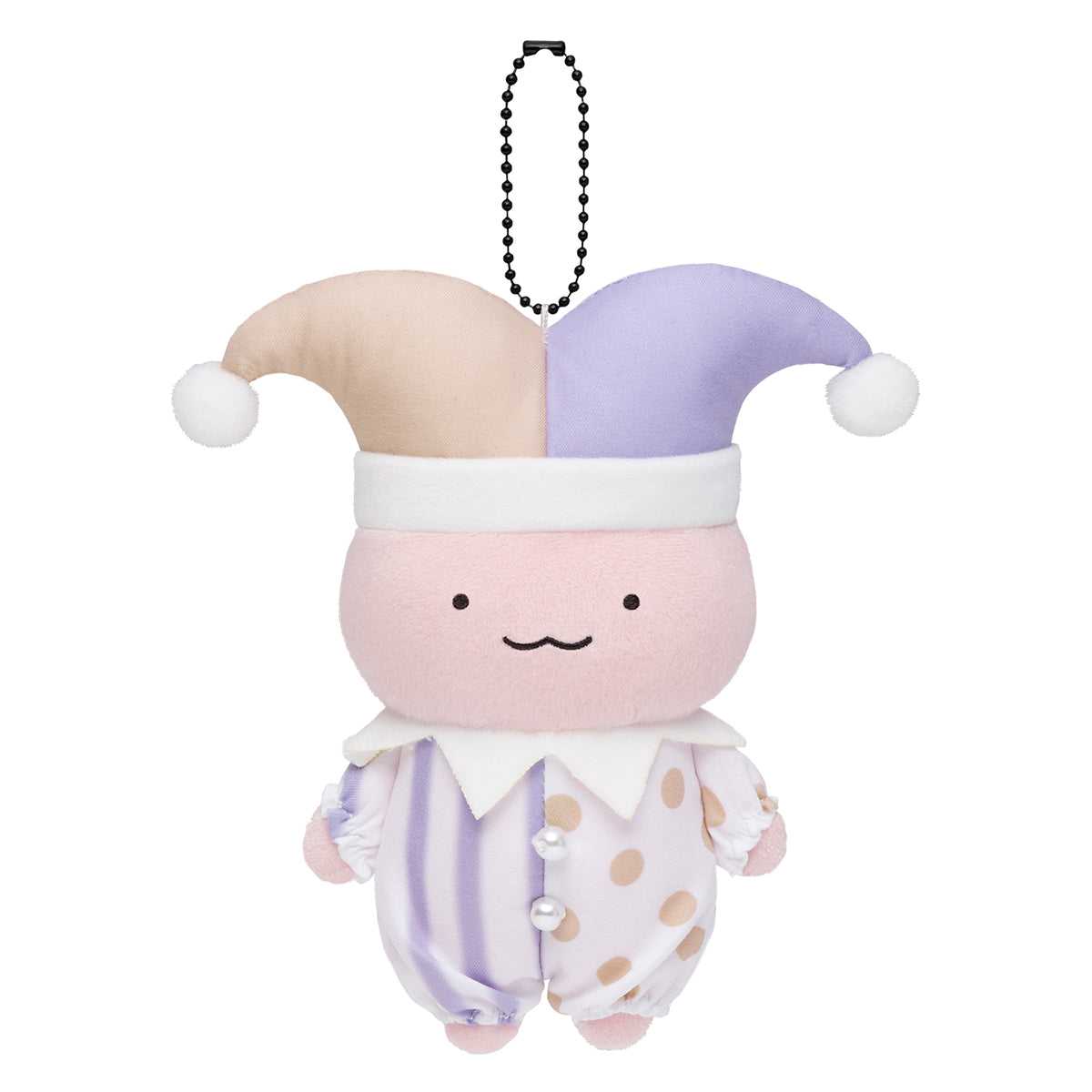 小白虎與黑虎蝦 小丑兔兔醫生吊飾 ホワイトタイガーとブラックタイガー ピエロなうさぎ先生マスコット