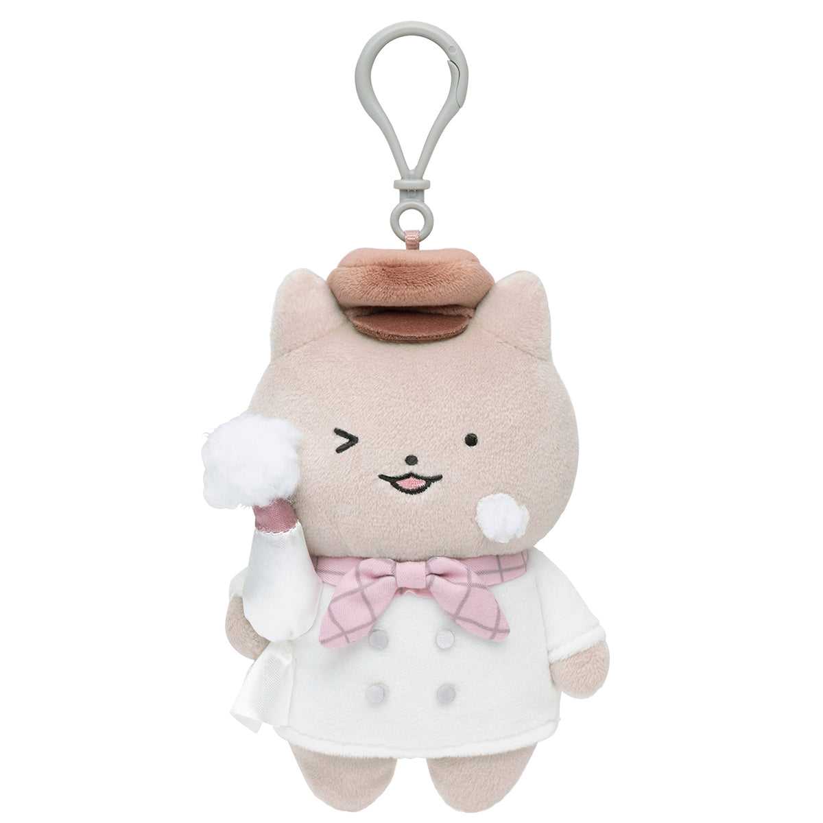 小白虎與黑虎蝦 咖啡廳 吊飾（狗狗警察） ホワイトタイガーとブラックタイガーカフェ マスコット（犬のおまわりさん）