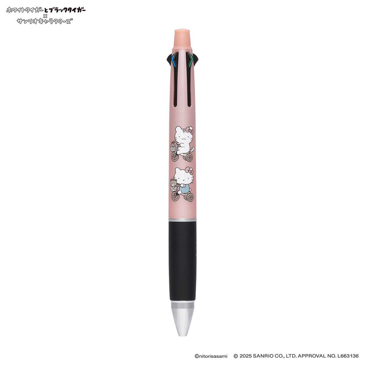 小白虎與黑虎蝦 × 三麗鷗角色 Jetstream 筆 ホワイトタイガーとブラックタイガー×サンリオキャラクターズ ジェットストリーム