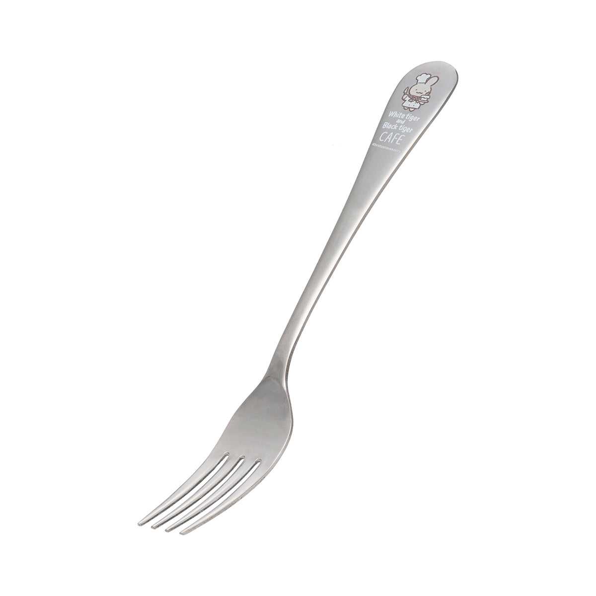 小白虎與黑虎蝦 咖啡廳 叉子 ホワイトタイガーとブラックタイガーカフェ フォーク