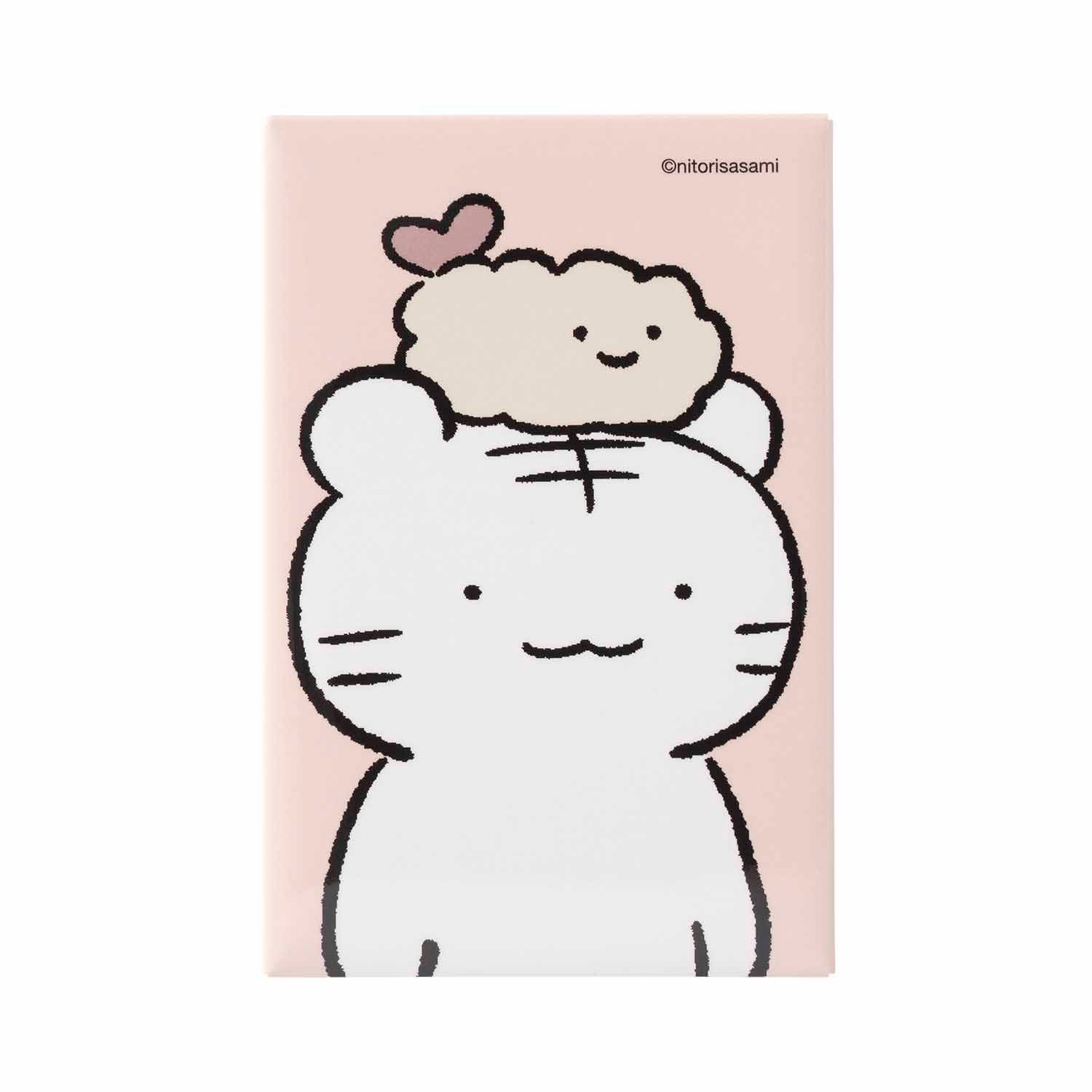 小白虎與黑虎蝦 方磁鐵（蝦） ホワイトタイガーとブラックタイガー スクエアマグネット（えび天）