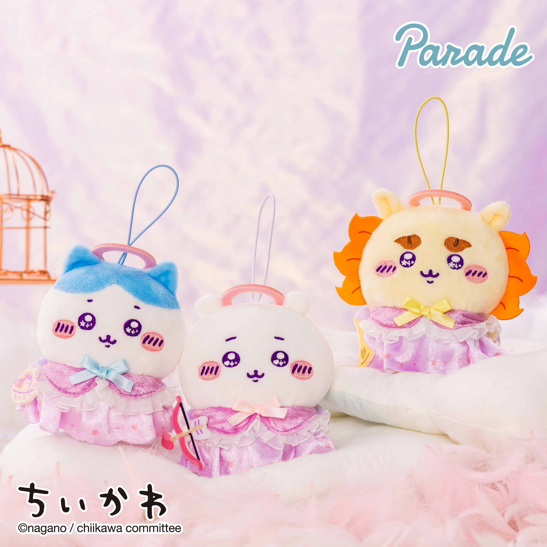 【娃娃機6月景品】ちいかわ てんし♡あくま てんしな大きめマスコット chiikawa_angel_big_mascot