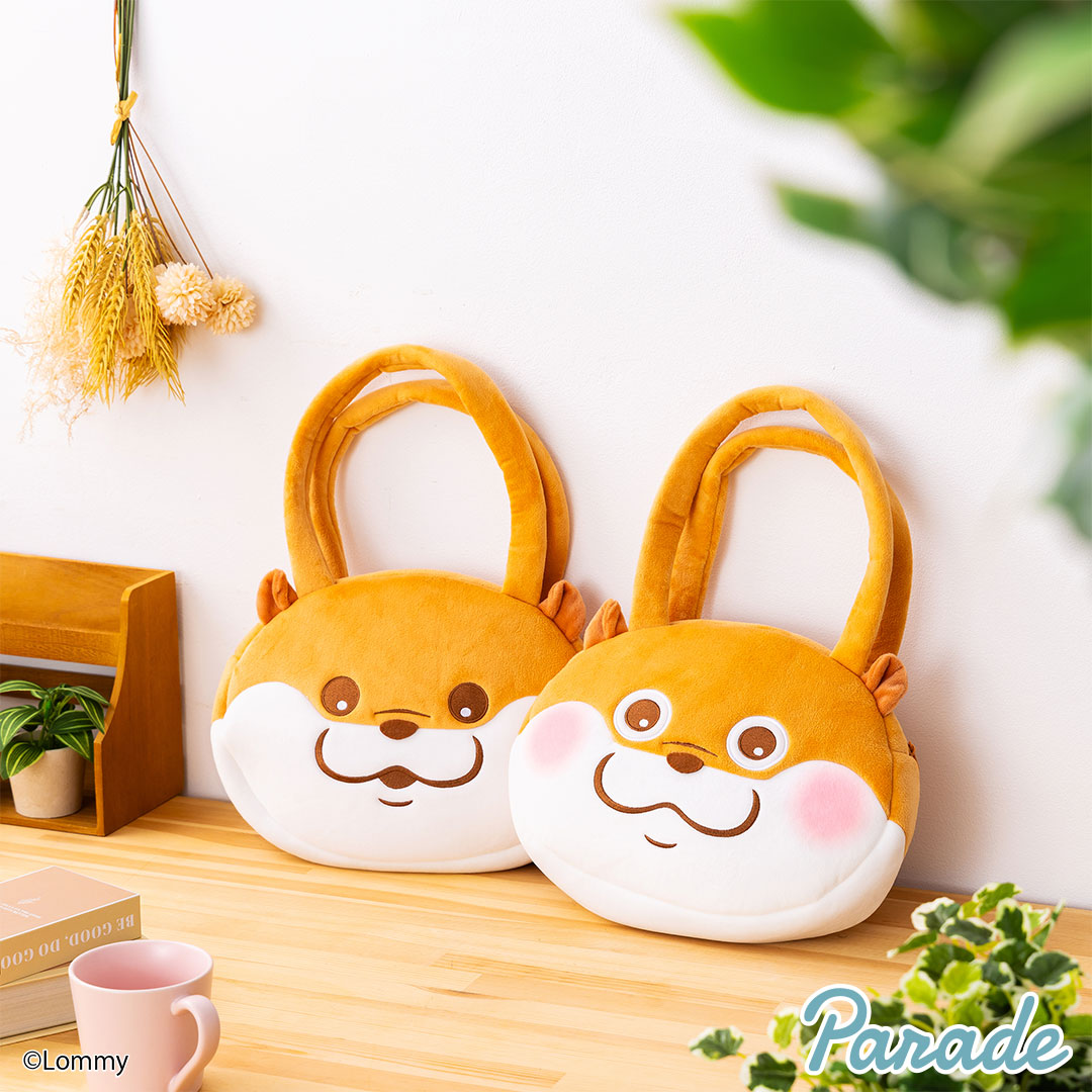 【娃娃機10月景品】可愛い嘘のカワウソ ぬいふわトート kawaiiuso_nuifuwatotebag-2