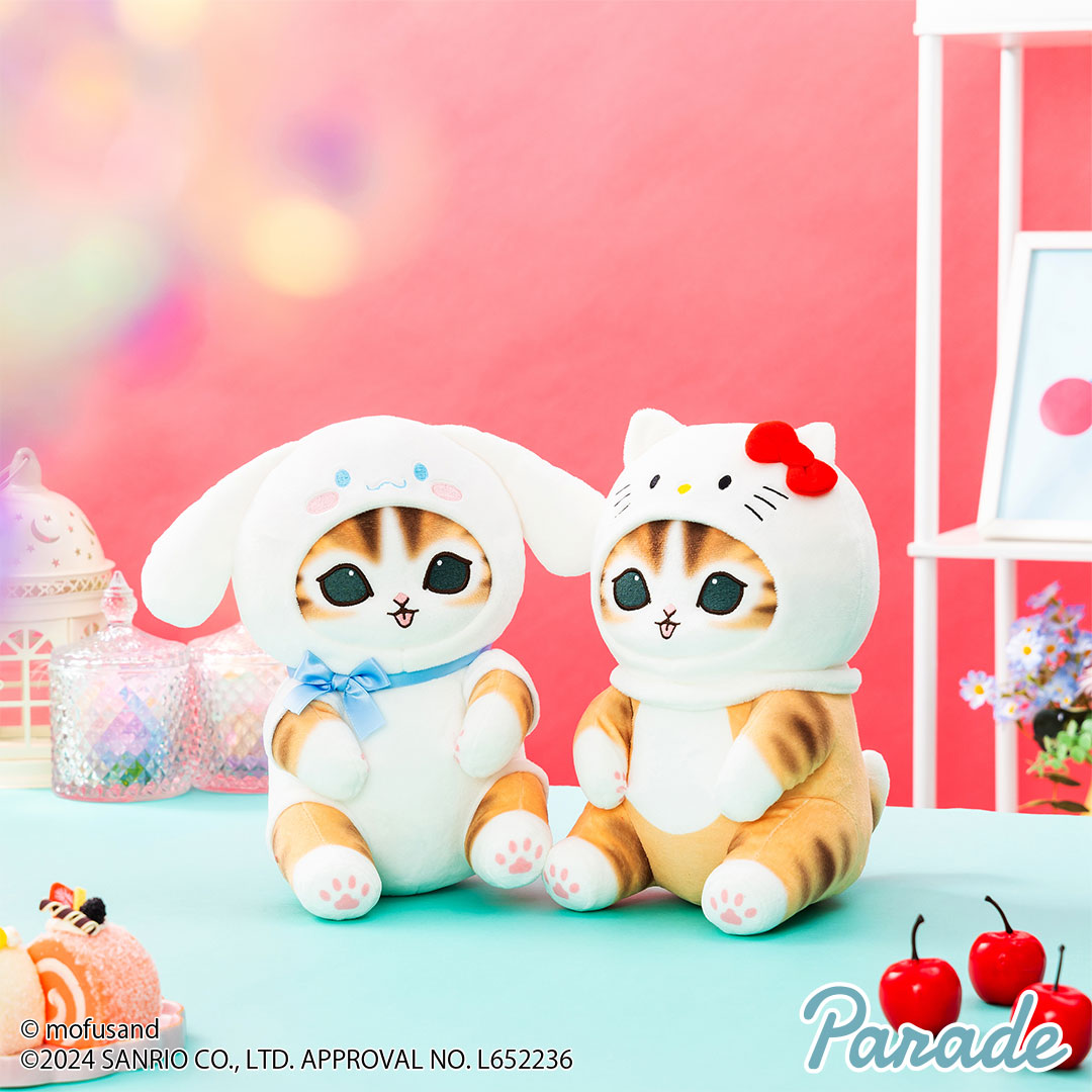 【娃娃機11月景品】mofusand×サンリオキャラクターズ  BIGぬいぐるみ② mofusand_sanrio_stuffed_toy_big2