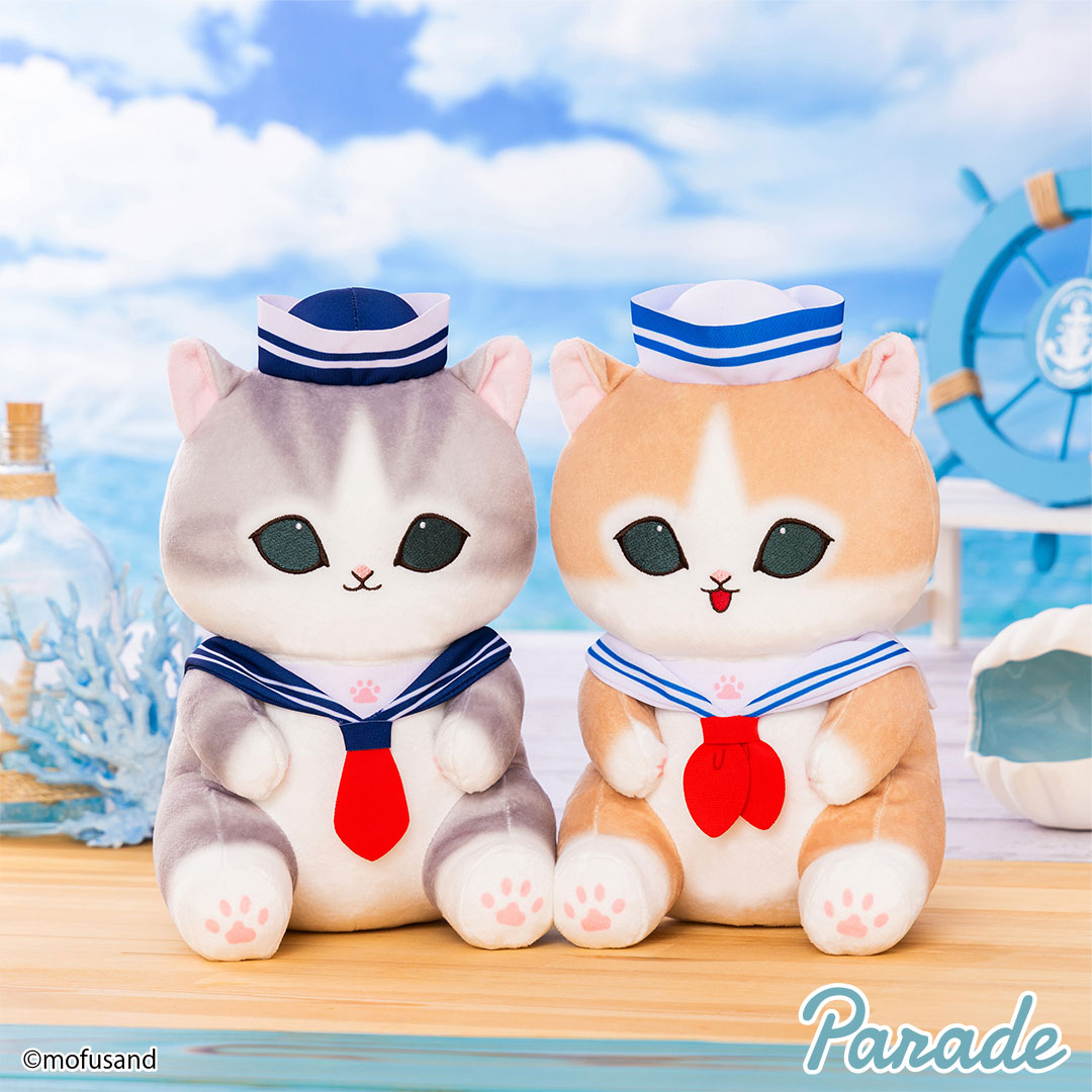 【娃娃機6月景品】mofusand セーラーにゃんBIGぬいぐるみ