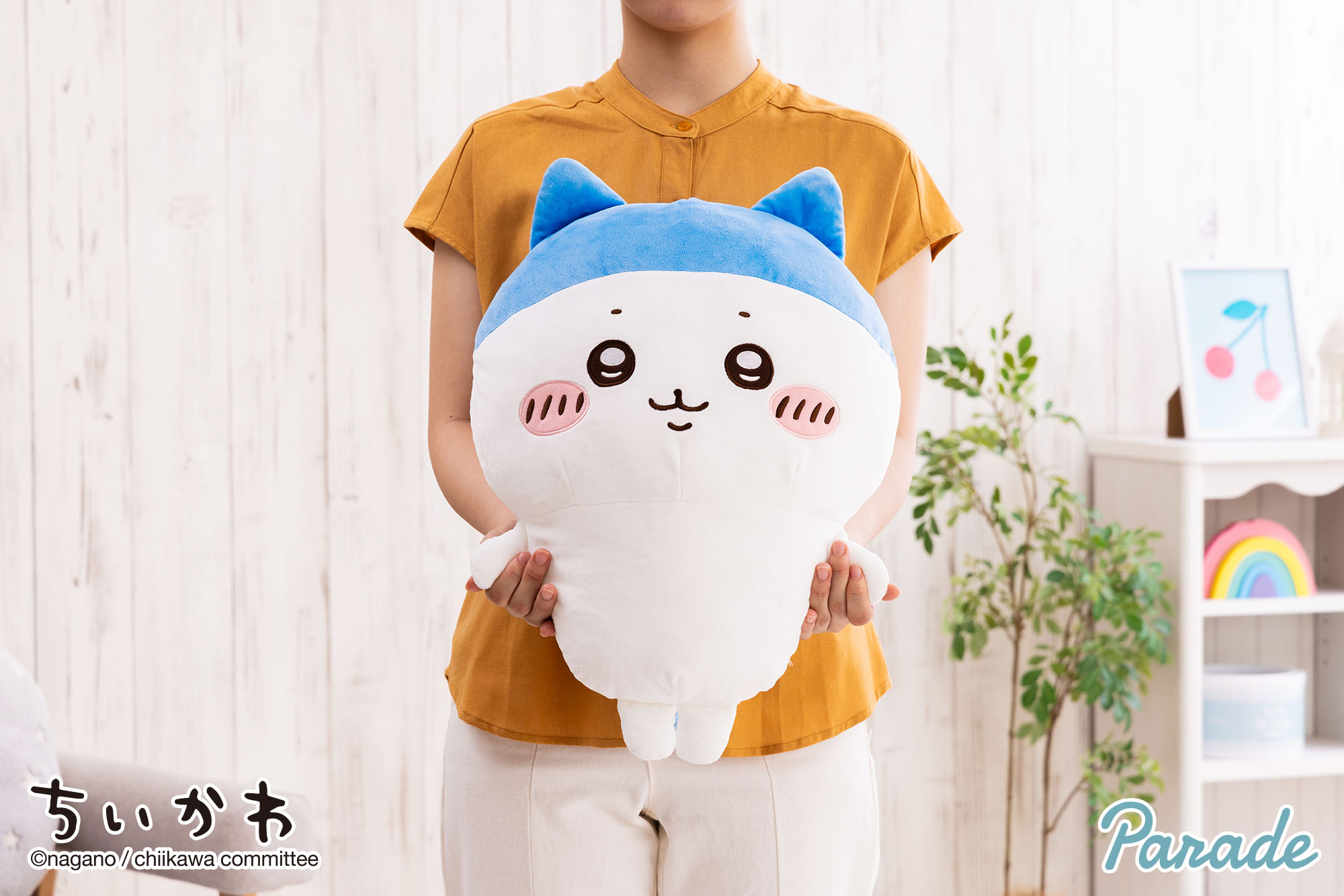 【娃娃機9月景品】ちいかわ スポーツ刈りなハチワレ 超BIGぬいぐるみ sport_cut_hachiware_super_big_stuffed_toy