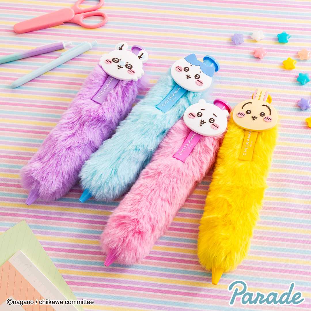 【娃娃機1月景品】ちいかわ　ふわふわBIGボールペン
