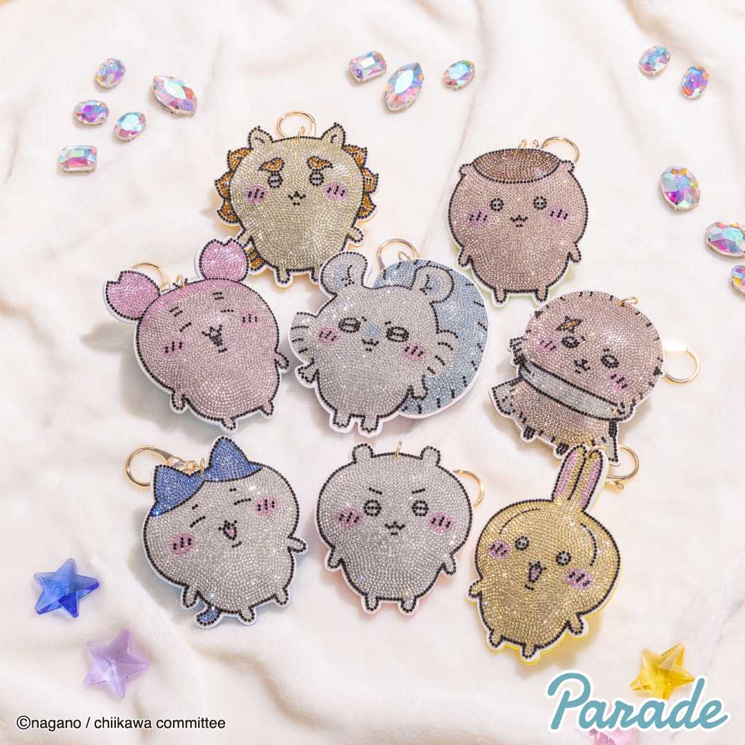 【娃娃機4月景品】ちいかわ ラインストーンキーホルダー２