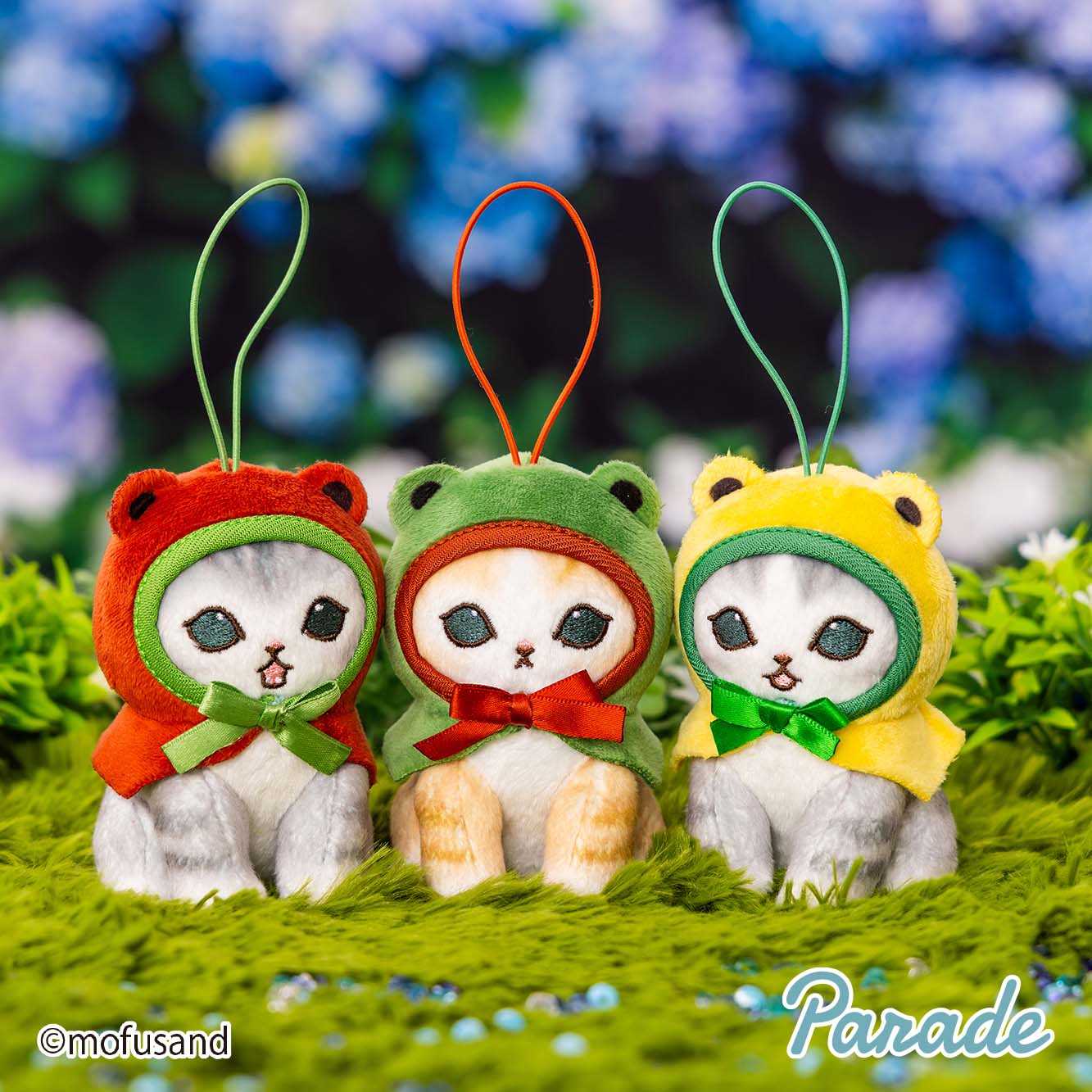 【娃娃機6月景品】mofusand カエルにゃんマスコット mofusand_frog_mascot