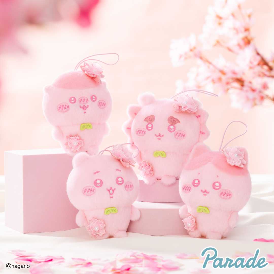 【娃娃機2月景品】ちいかわ ぬいぱれっと～さくらいろ～マスコット①
