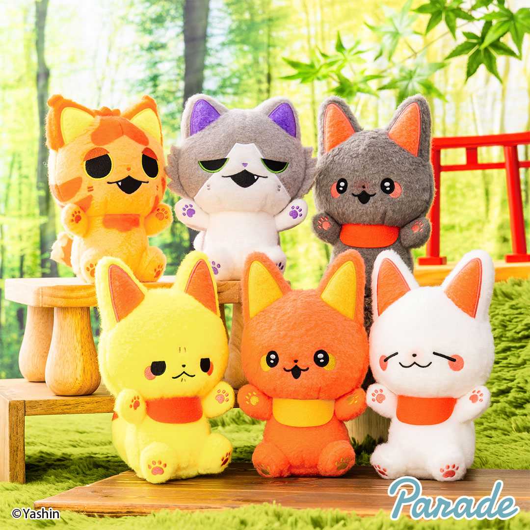 【娃娃機2月景品】かみさまキツネとサラリーマン しーぷわぬいぐるみ