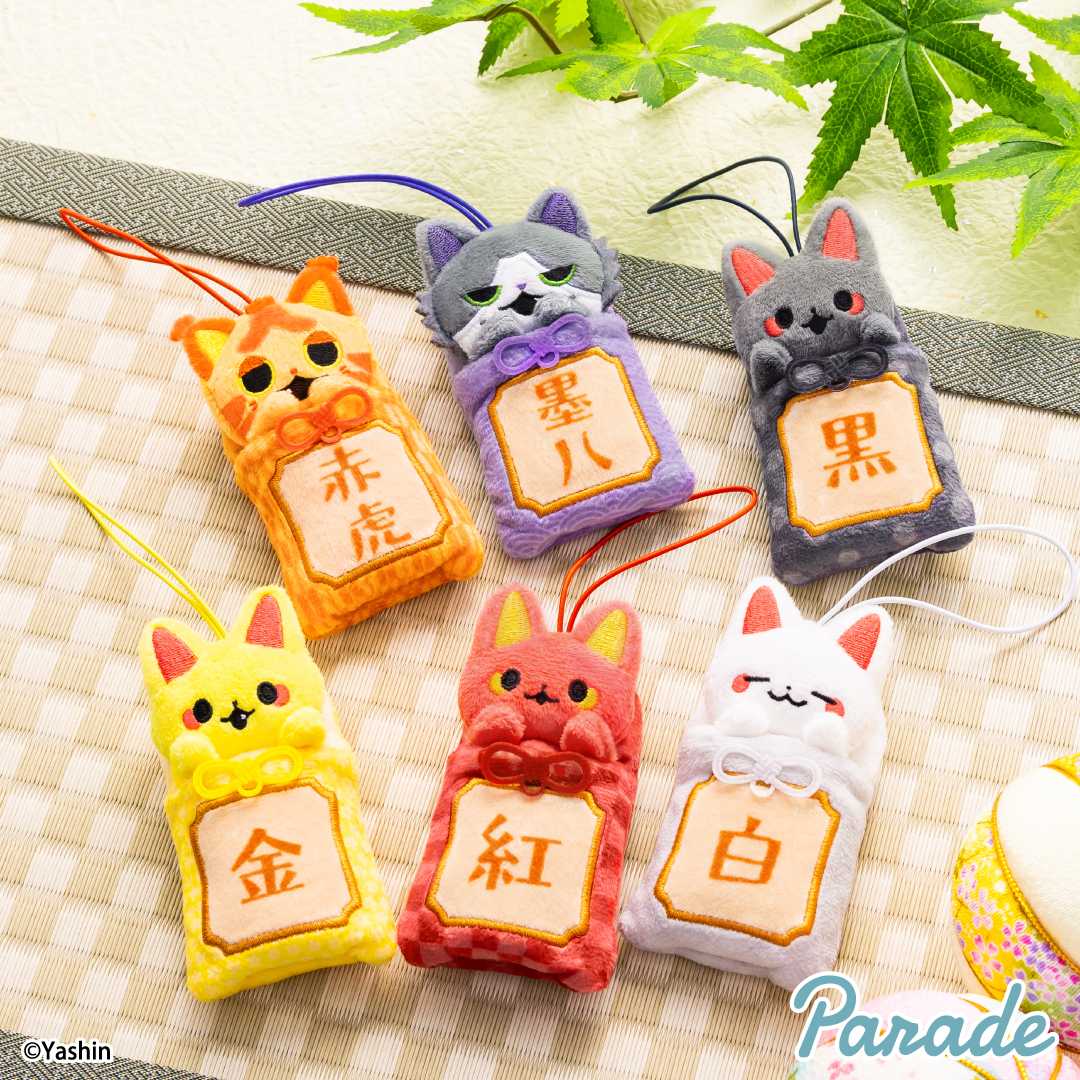 【娃娃機2月景品】かみさまキツネとサラリーマン お守りマスコット
