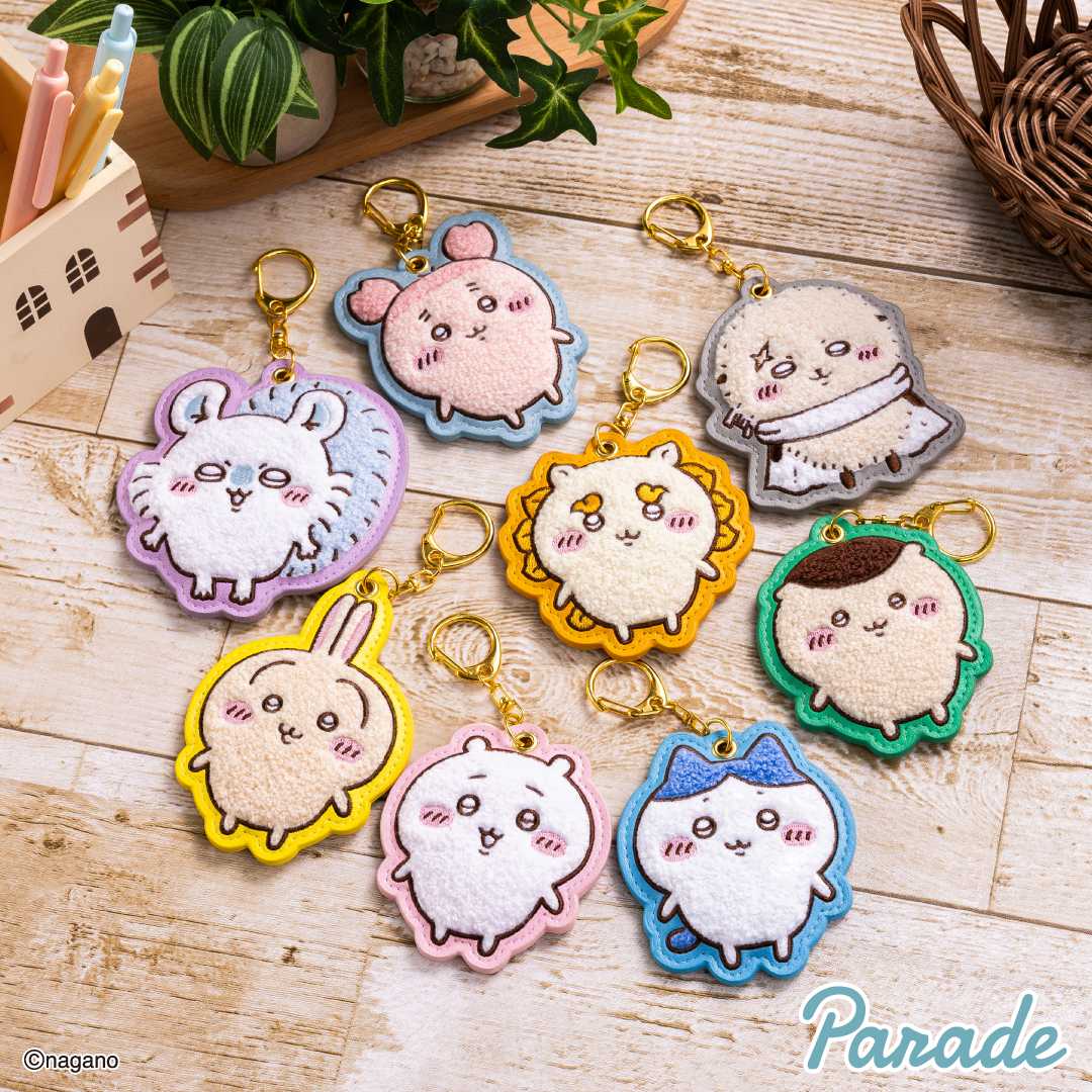 【娃娃機9月景品】ちいかわ もこもこサガラ刺繍キーホルダー