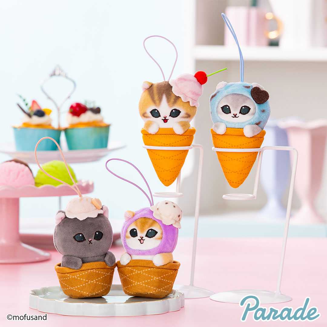 【娃娃機8月景品】mofusand アイスにゃんマスコット
