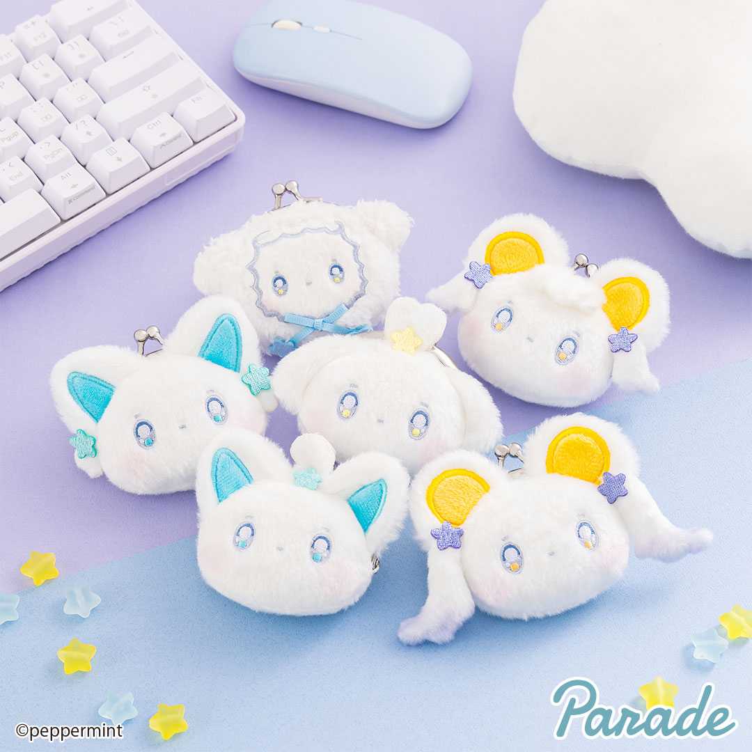 【娃娃機7月景品】little fluffy friends ミニがまぐち