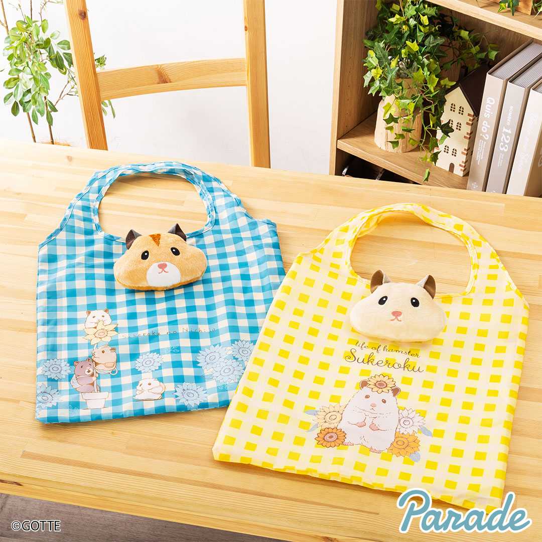 【娃娃機8月景品】助六の日常 おかおポーチ付きエコバッグ