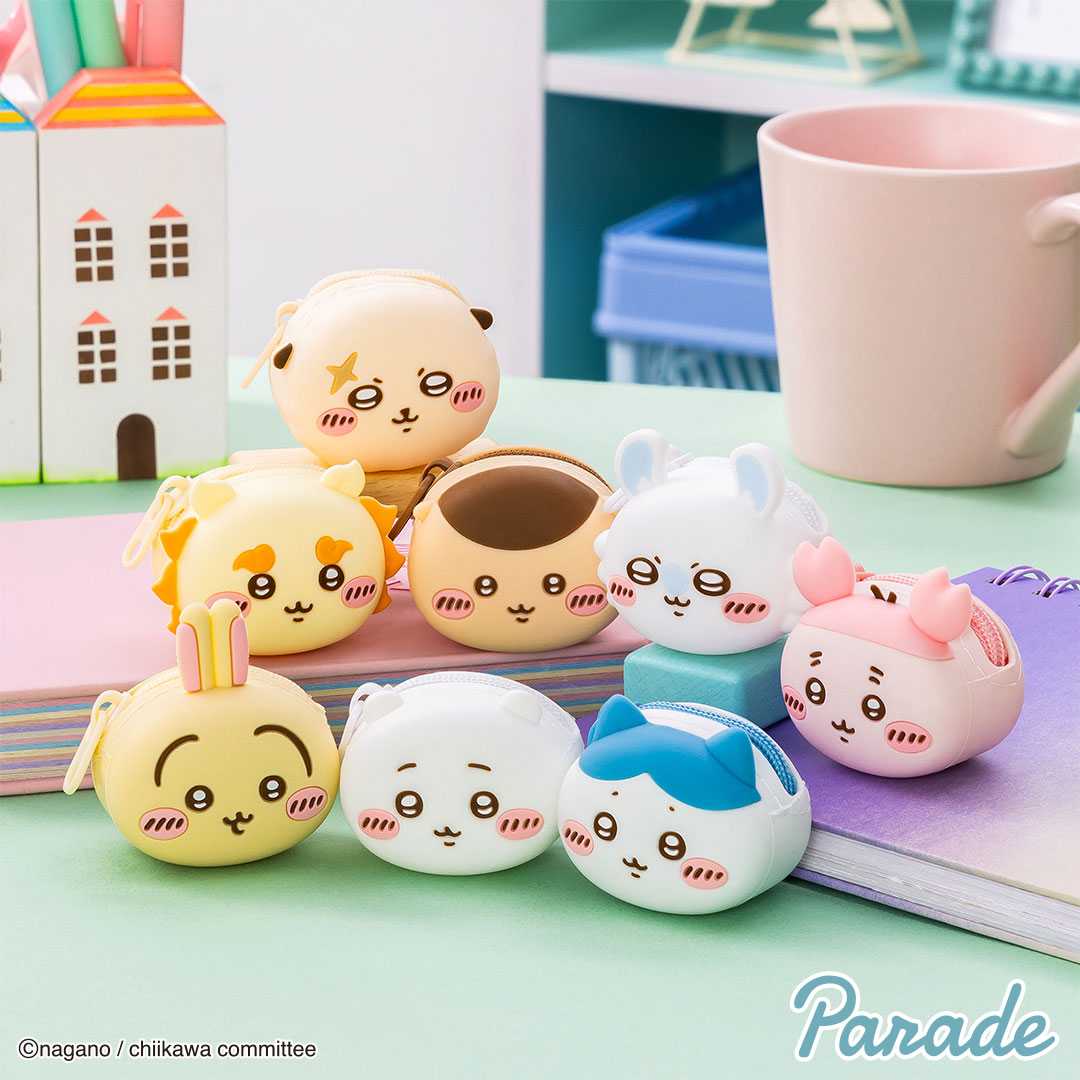 【娃娃機8月景品】ちいかわ おかおミニシリコンポーチ